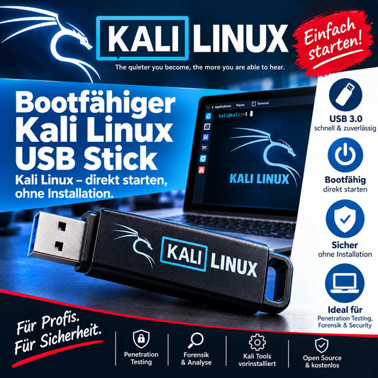 Bootfähiger USB 3.0-Stick mit Kali Linux 32GB